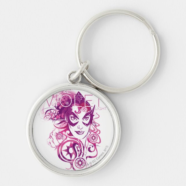Star Sapphire Graphic 3 Keychain (Front)