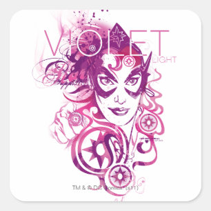 Star Sapphire Graphic 3 Square Sticker