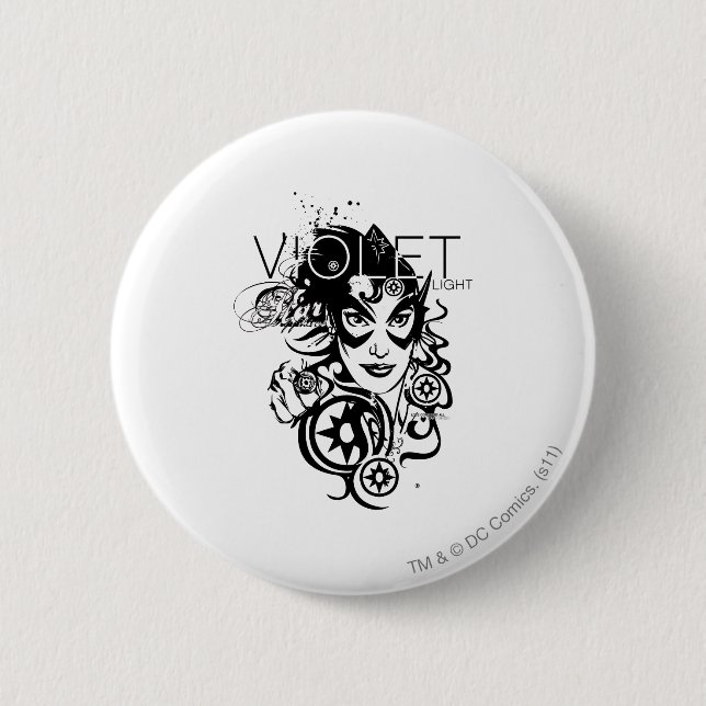 Star Sapphire Graphic 4 2 Inch Round Button (Front)