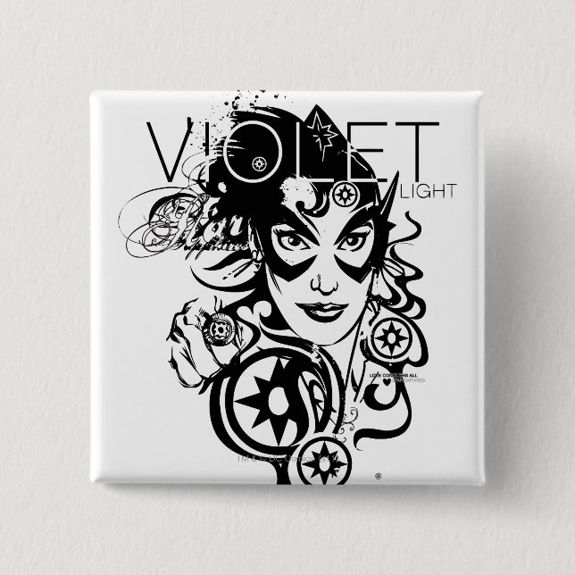 Star Sapphire Graphic 4 2 Inch Square Button (Front)