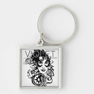 Star Sapphire Graphic 4 Keychain