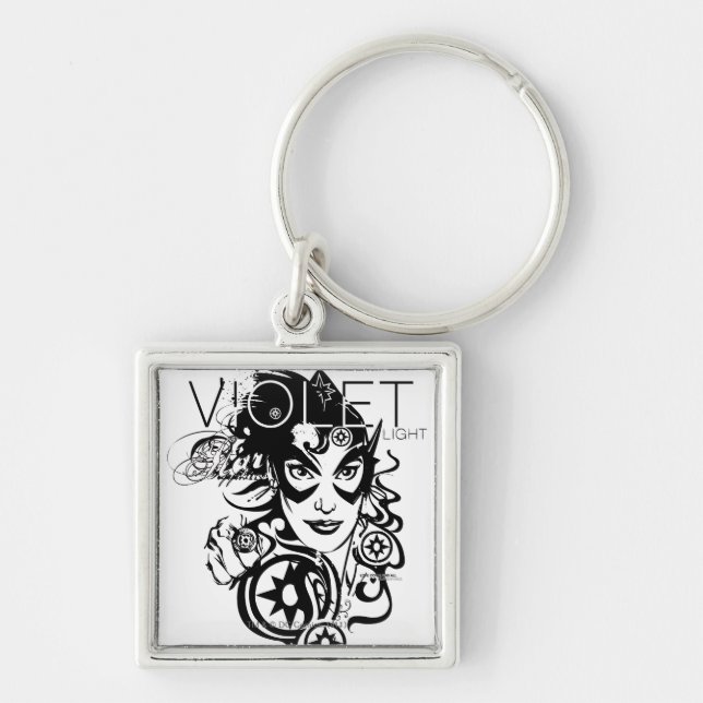 Star Sapphire Graphic 4 Keychain (Front)