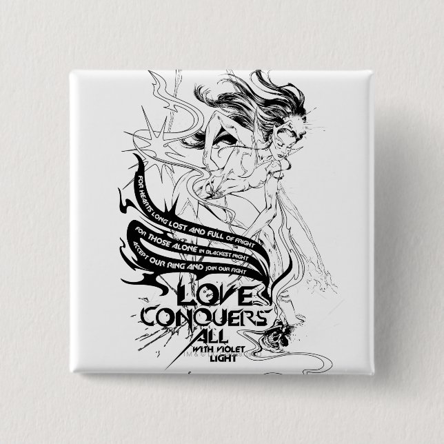 Star Sapphire Graphic 5 2 Inch Square Button (Front)