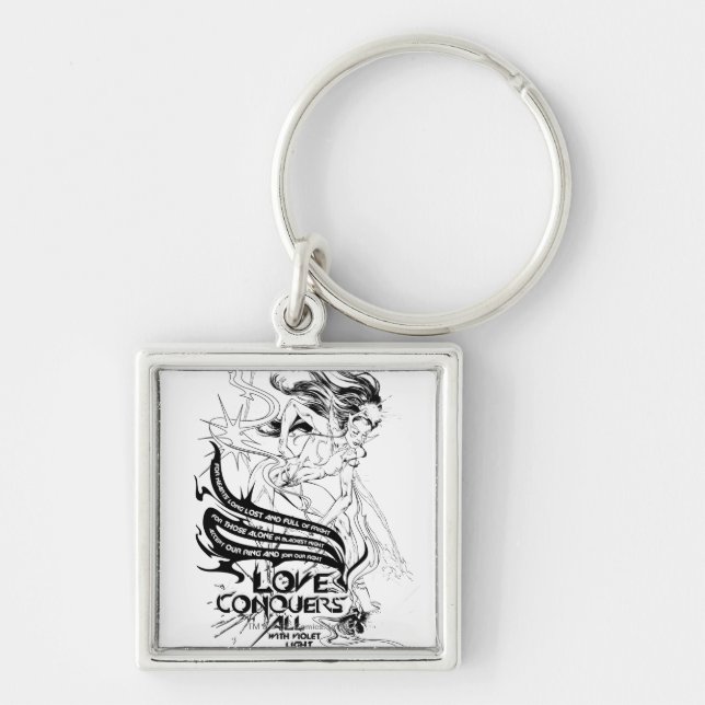 Star Sapphire Graphic 5 Keychain (Front)