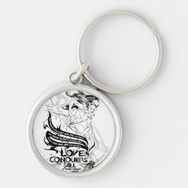 Star Sapphire Graphic 5 Keychain (Front)