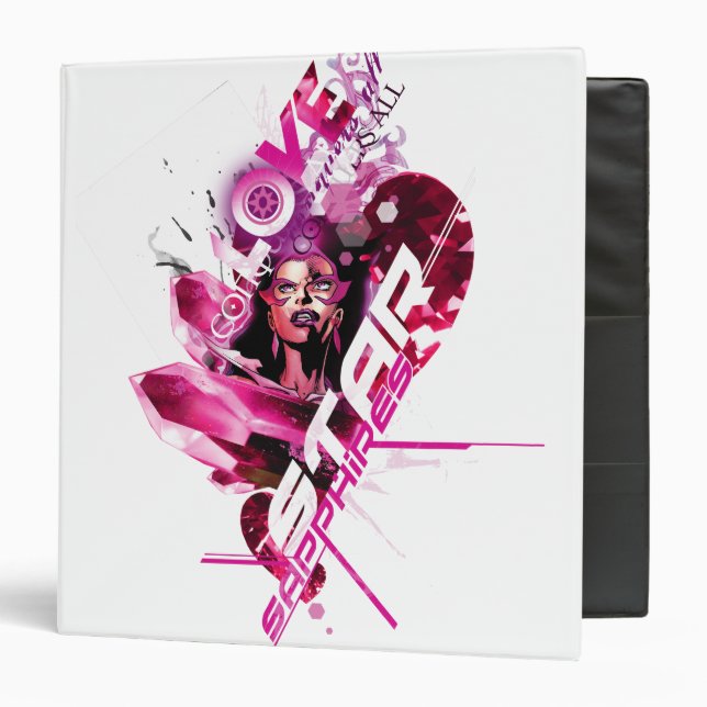 Star Sapphire Graphic 8 Binder (Front/Inside)