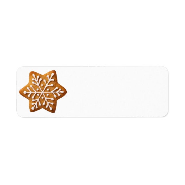 Star Shape Christmas Gingerbread (Front)