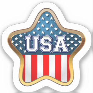 Star-Shaped American Flag