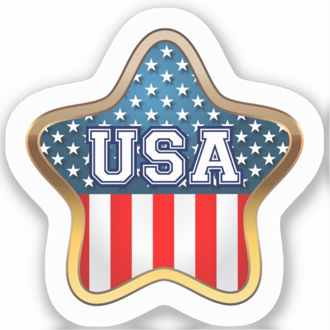 Star-Shaped American Flag (Front)