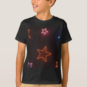 Star shaped neon lights T-Shirt