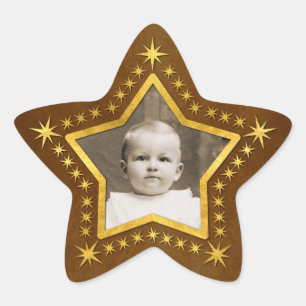 Star Shaped Photo Frame Sticker