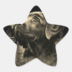 Star-shaped stickers