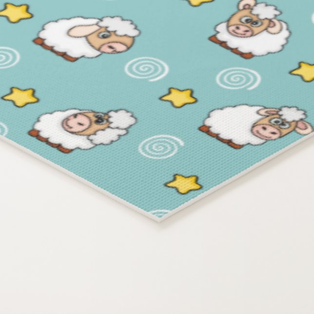 Star sheep yoga mat (Detail)