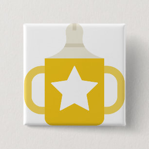 star sippy cup 2 inch square button