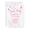 Star Sleepover Party Birthday Party Invitations
