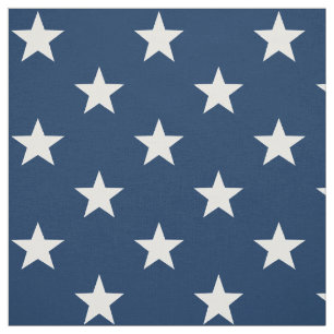 Star-Spangled 1 1/2" Stars Blue USA Fabric