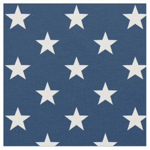 Star-Spangled 1" Stars Blue USA Fabric