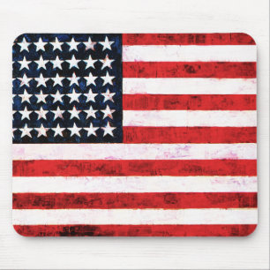 Star Spangled Banner - American Flag Mouse Pad
