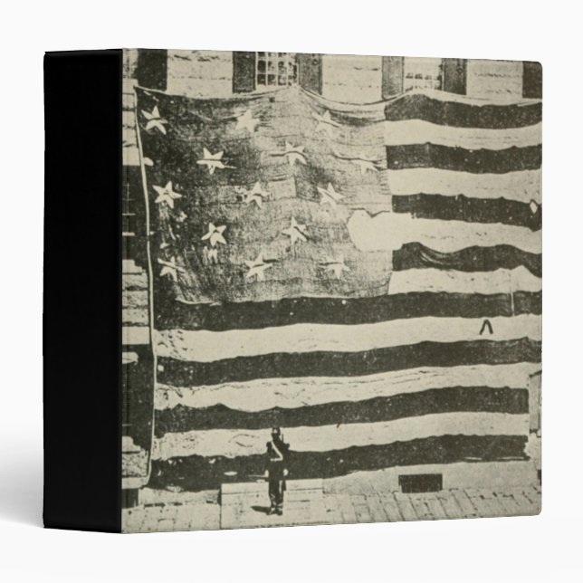 Star Spangled Banner: American Flag on Display Binder (Front/Spine)