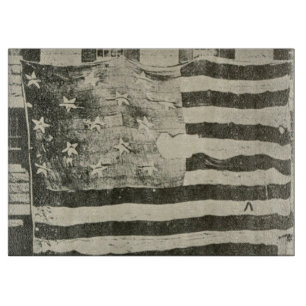 Star Spangled Banner: American Flag on Display Cutting Board