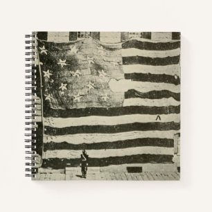 Star Spangled Banner American Military Battle Flag Notebook