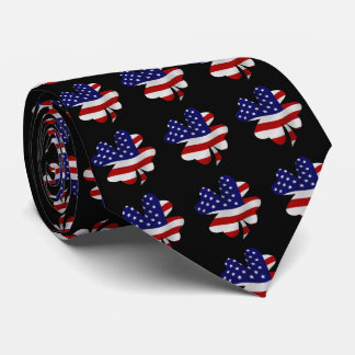 Star-Spangled Banner Four-Leaf Clover Tie