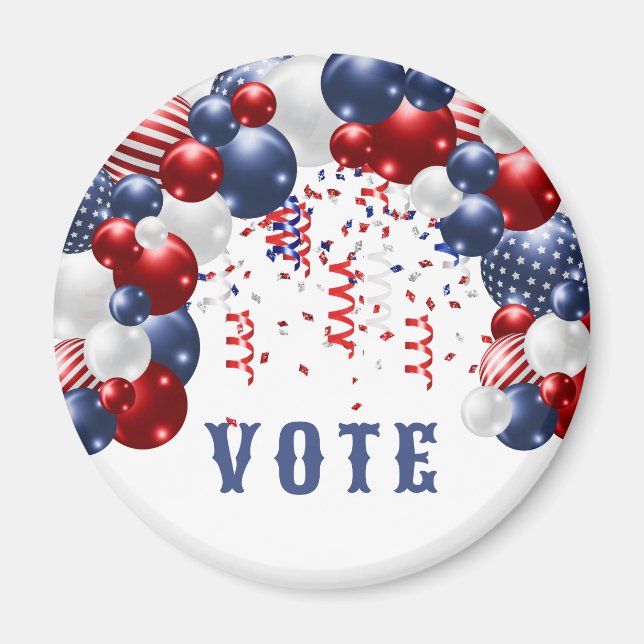Star Spangled Celebration Arch Vote Magnet (Front)