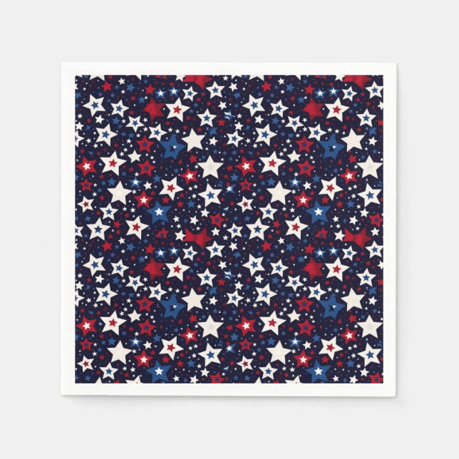Star-Spangled Celebration Napkin (Front)