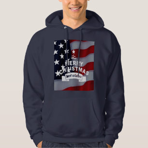 Star-Spangled Christmas: Celebrate the Season Hoodie