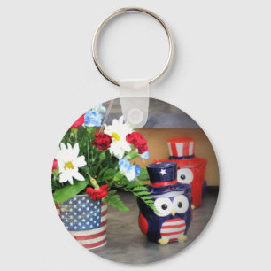 Star Spangled Keychain