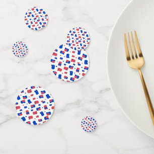 Star Spangled Pattern Confetti