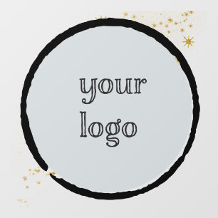 Star Spangled Personalized Logo Window Cling