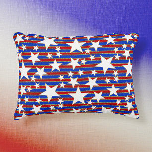 Star-Spangled Rectangular  Accent Pillow