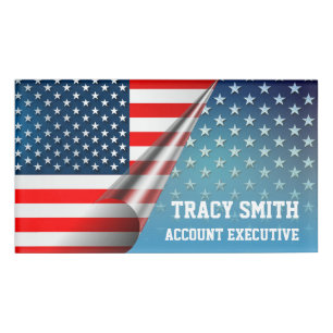 Star-Spangled Style Name Tag