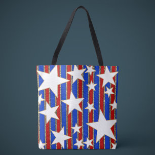 Star-Spangled  Tote Bag