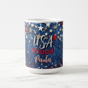 Star Spangled USA Proud Coffee Mug