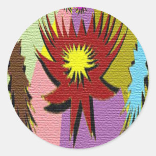 Star Sparkle Classic Round Sticker