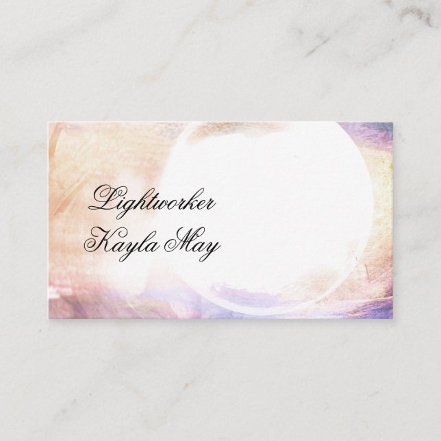 Star Spiritual Light Reiki business card (Front)