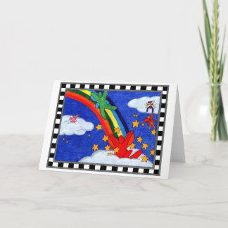 Star Sprinkles Greeting Card