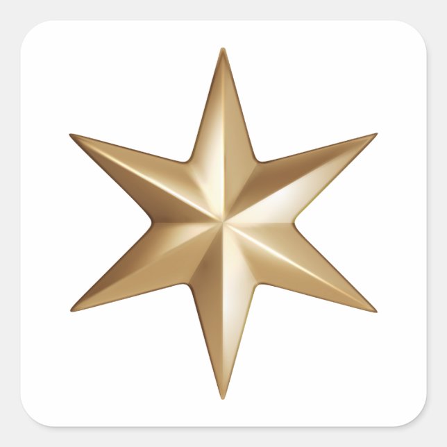 Star Square Stickers (Front)