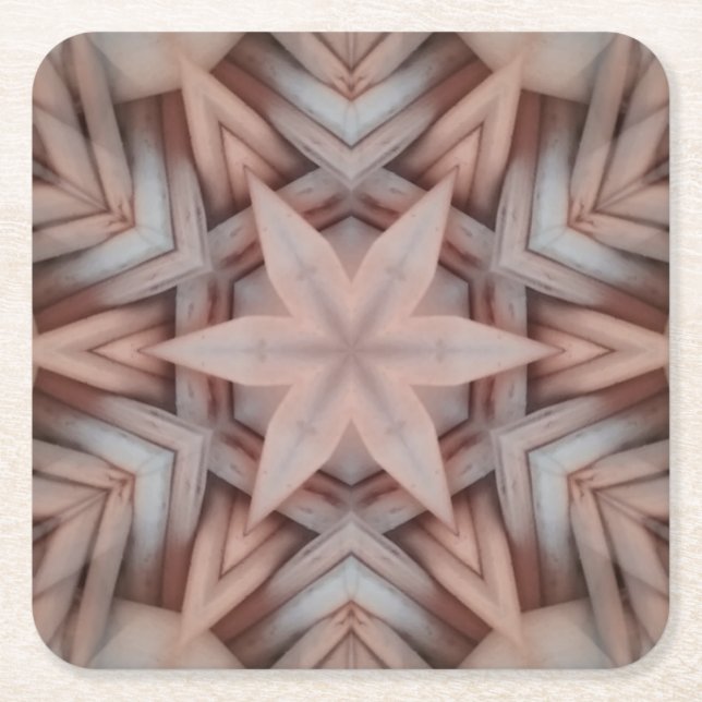 Star Starfish Dream Square Paper Coaster (Front)