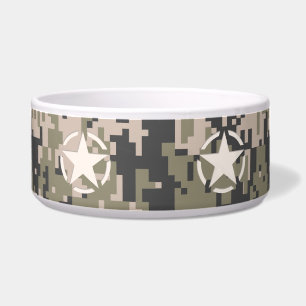 Star Stencil Tag Decal Style Khaki Camouflage