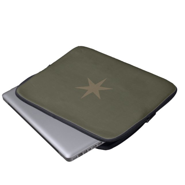 Star Stern khaki olive Laptop Sleeve (Front Bottom)