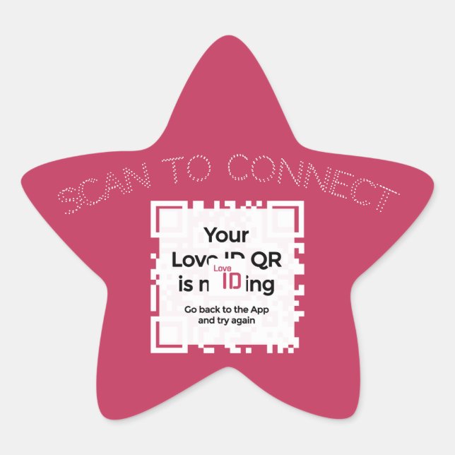 Star stickers - QR - GLAM Collection (Front)