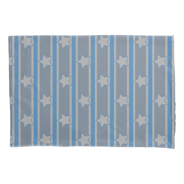 Star Striped Pillowcase (Front)