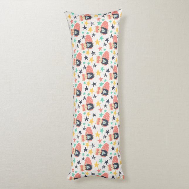 Star Super Hero Body Pillow (Back (Vertical))