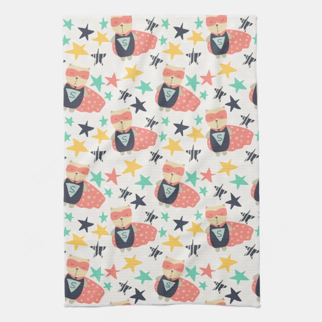 Star Super Hero Kitchen Towel (Vertical)