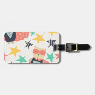 Star Super Hero Luggage Tag