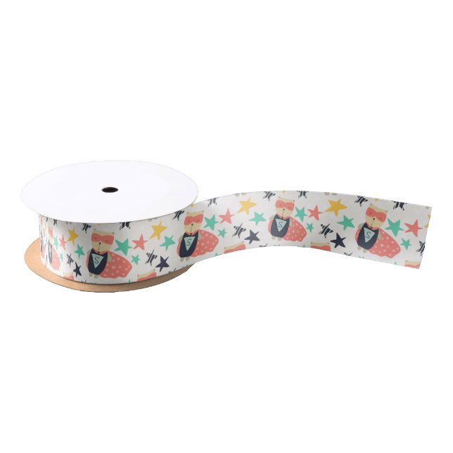 Star Super Hero Satin Ribbon (Spool)