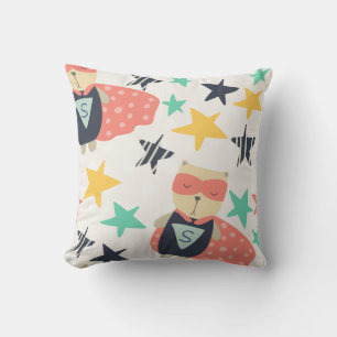 Star Super Hero Throw Pillow